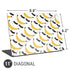Bouffants and Broken Hearts Banana Lash Universal Laptop 11in (8.8 x 6.2in) Skin
